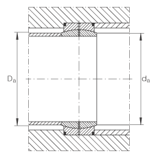 關(guān)節(jié)軸承 GE320-DO, 根據(jù) DIN ISO 12 240-1 標(biāo)準(zhǔn)，需維護(hù)